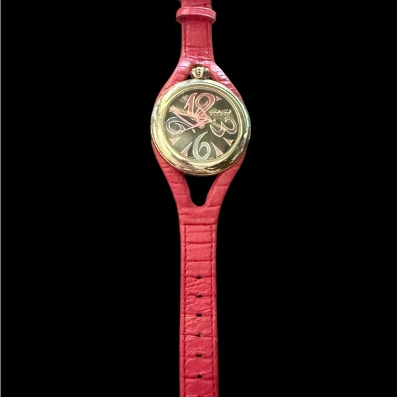 GaGa Milano Pink Leather Strap Watch main image 6